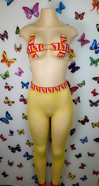 Fishnet two piece